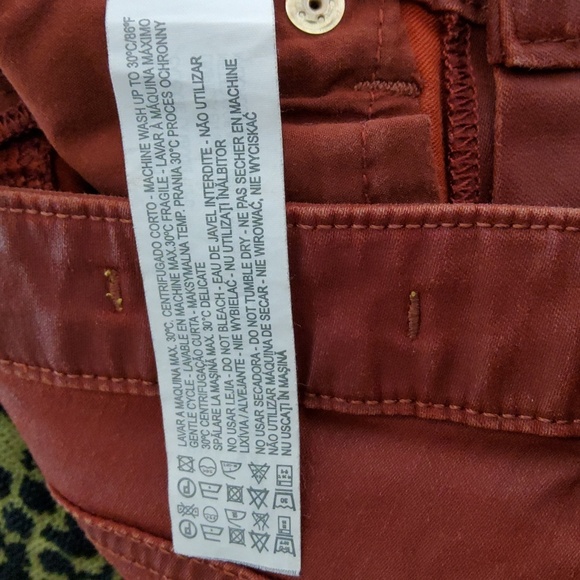 Zara Women's Primum Denim Burgundy Skinny Jeans Size 4 - Picture 5 of 5